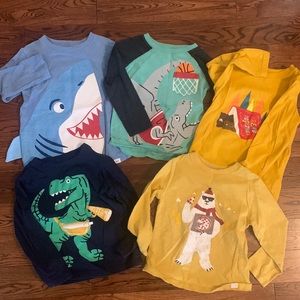 Long sleeve gap/old navy/cat and jack graphic shirts 2t